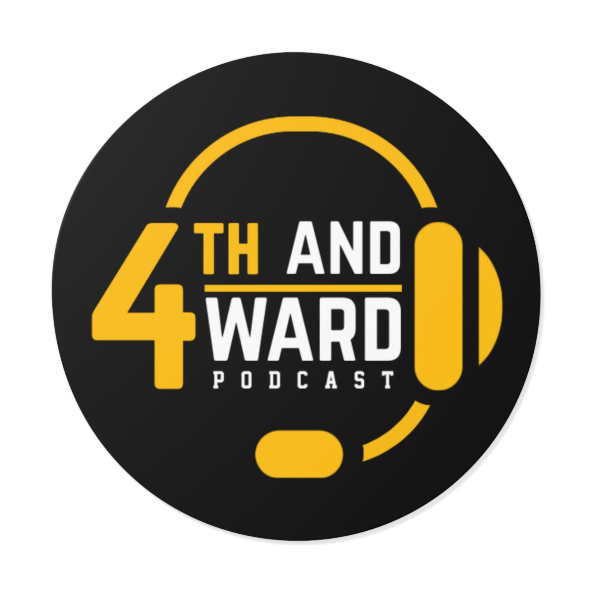 4th and Ward Podcast Vinyl Sticker